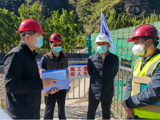 公司領導檢查永定河山峽段和平原南段項目疫情防控工作 公司領導檢查永定河山峽段和平原南段項目疫情防控工作