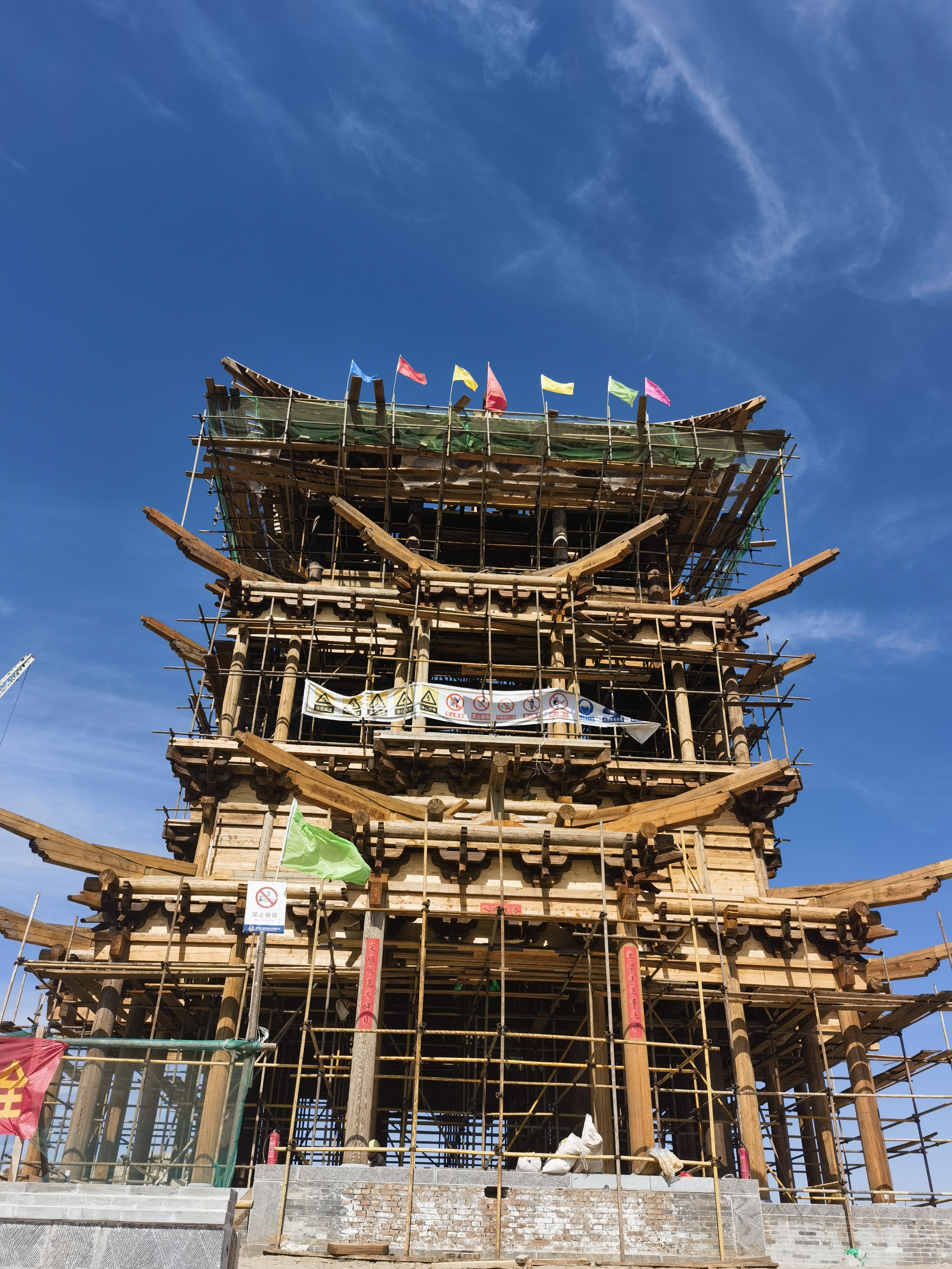 山西神溪國(guó)家濕地公園鳳鳴閣復(fù)建工程主體完工 山西神溪國(guó)家濕地公園鳳鳴閣復(fù)建工程主體完工