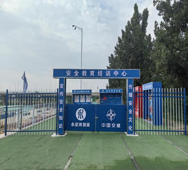 永定河綜合治理工地 小小二維碼 掃出標準化 永定河綜合治理工地 小小二維碼 掃出標準化