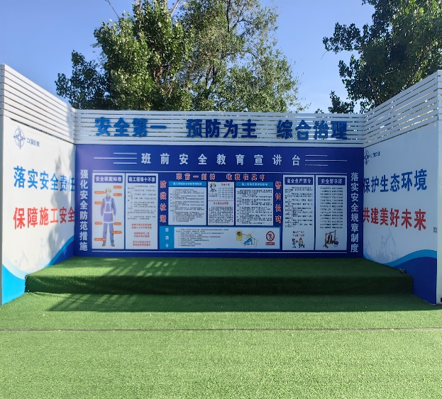 永定河綜合治理工地 小小二維碼 掃出標準化 永定河綜合治理工地 小小二維碼 掃出標準化